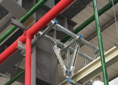 鹿寨该抗震支架的整体式支吊架结构协调性好